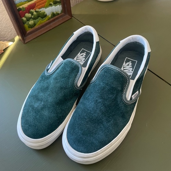 Suede dark teal vans - Picture 5 of 5